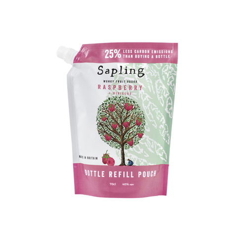 Sapling Raspberry + Hibiscus Vodka REFILL 70cl