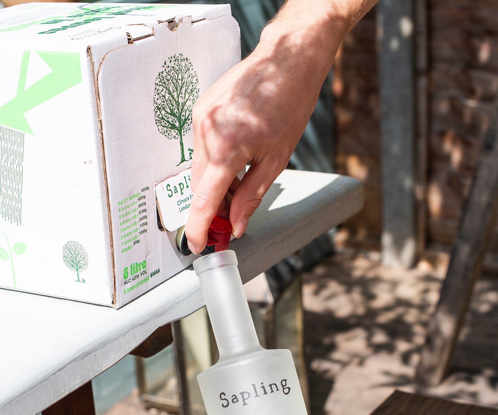 Sapling Climate Positive Gin 5l Eco Box
