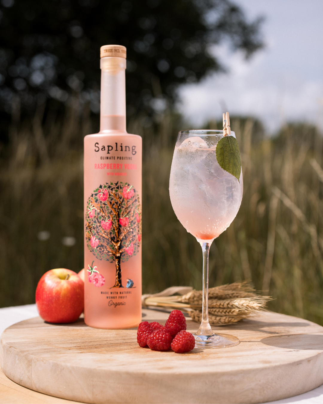 Sapling Raspberry & Apple Spritz