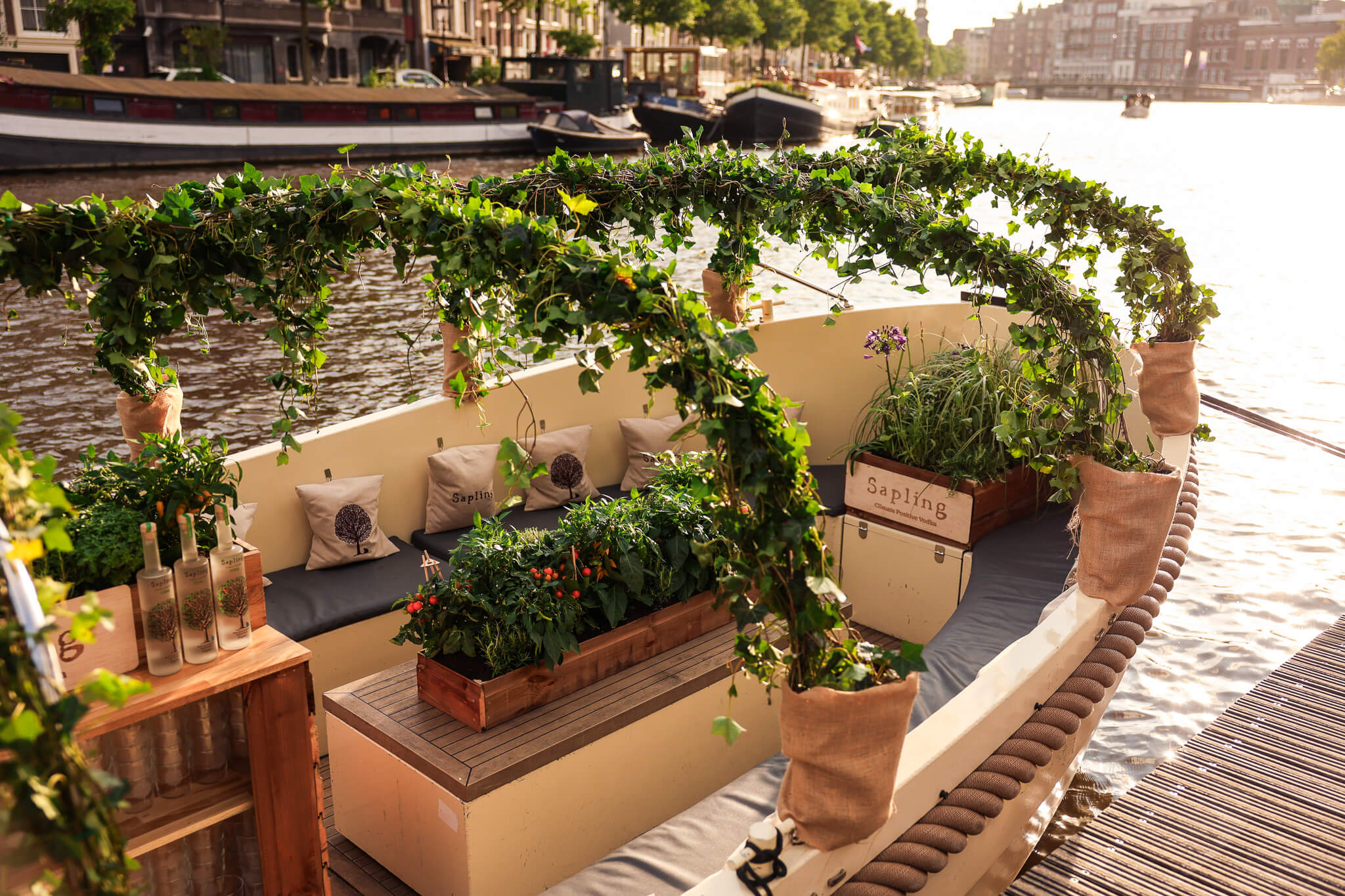 Sip, Cruise and Plant: Sapling Spirits launches in the Netherlands with sustainable canal cruises and premium cocktails