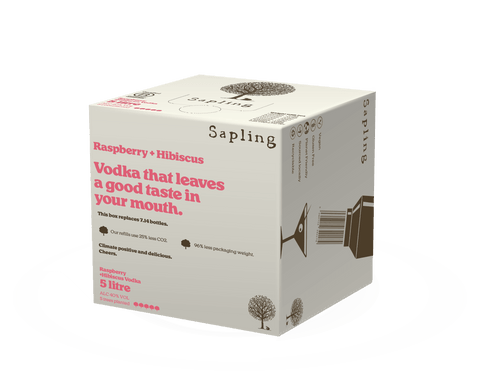 Raspberry + Hibiscus Vodka 5l Eco Box