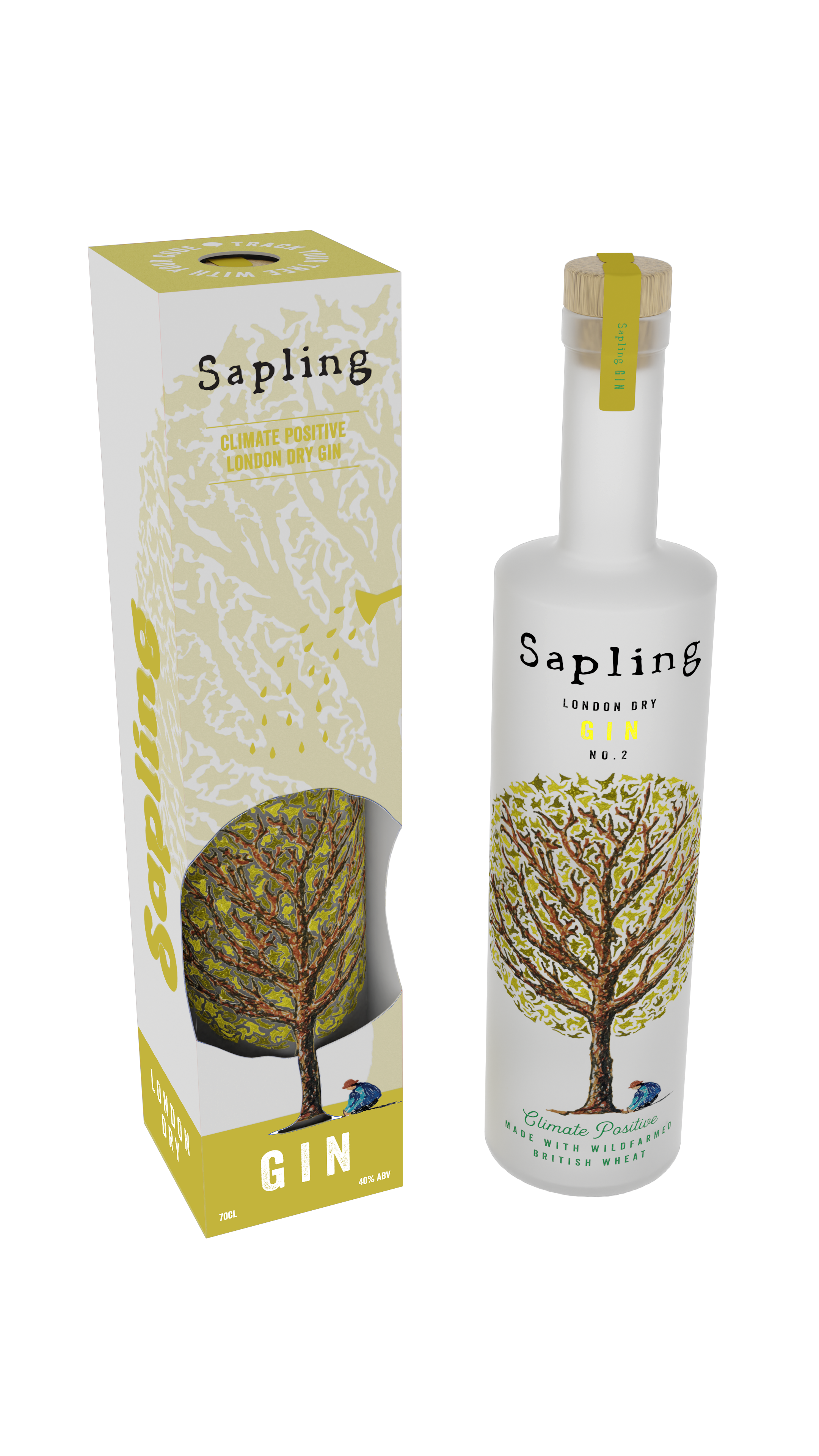 Sapling Gin Gift Box 70cl